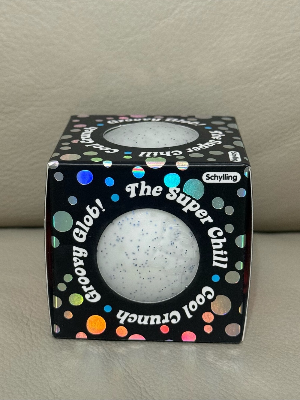 NEW Schylling NeeDoh Snow Ball Crunch Squishy Christmas Holiday Viral Fidget - Picture 2 of 4